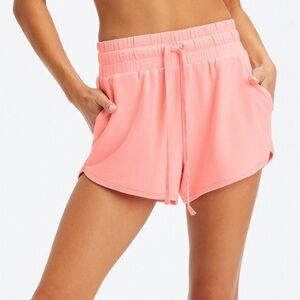 Fabletics | Lounge Terry Gym Short in Dusty Pink Size XL